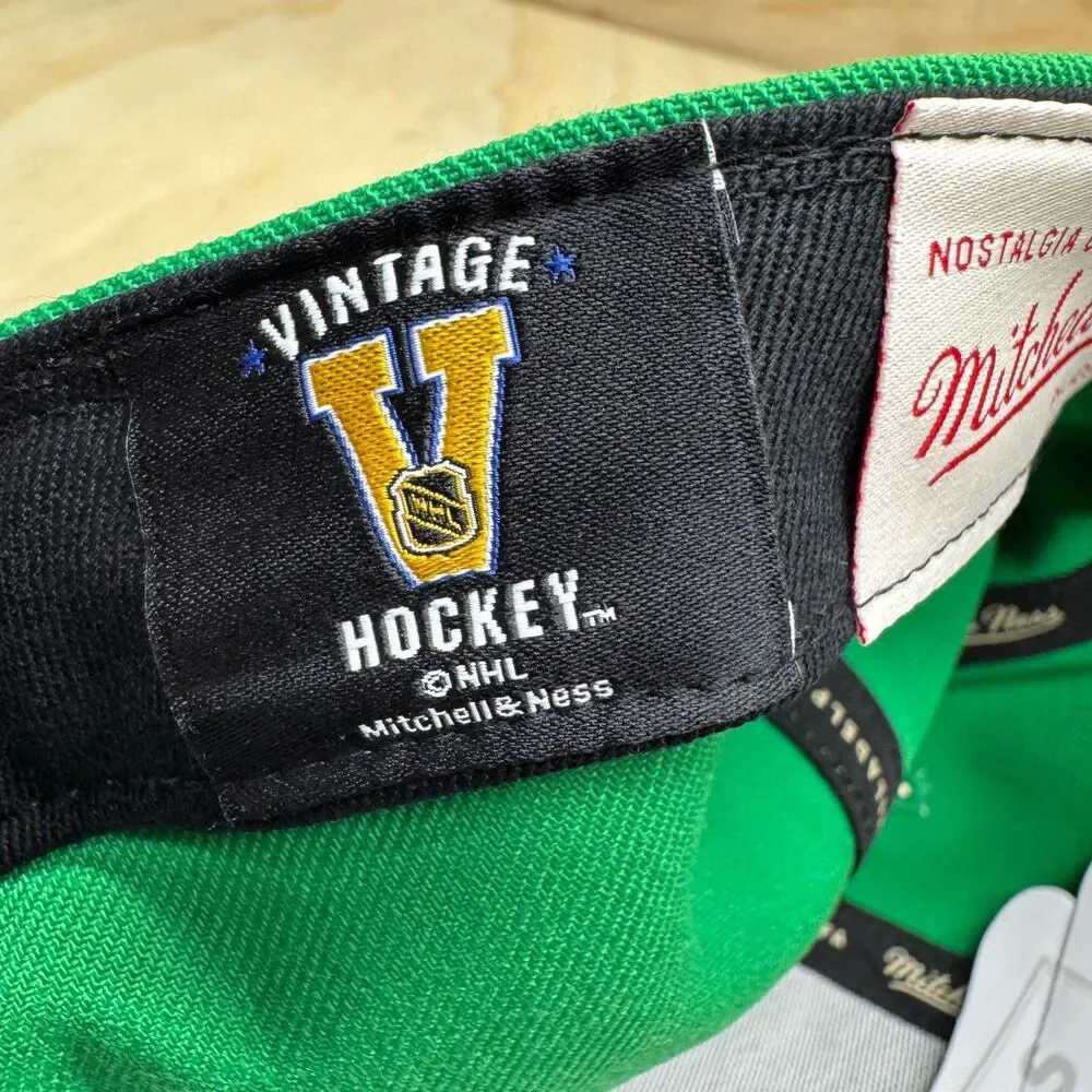 NEW California Golden Seals Mitchell Ness Liberty Fitted Hat Cap Two Tone 7 1/2